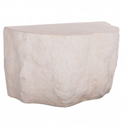 ΚΟΝΣΟΛΑ INTERON HM18152.02 FIBER CEMENT ΣΕ ΛΕΥΚΟ--120x50x71Υεκ.