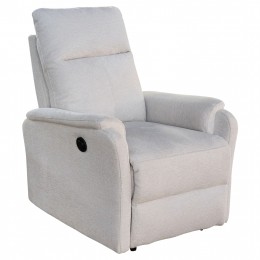 ΠΟΛΥΘΡΟΝΑ RELAX ΜΕ ΗΛΕΚΤΡΙΚΗ ΑΝΑΚΛΙΣΗ SYNTHIA HM3309.01 ΜΠΕΖ ΥΦΑΣΜΑ 75x87x102Yεκ
