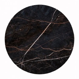 ΕΠΙΦΑΝΕΙΑ ΤΡΑΠΕΖΙΟΥ HPL ΣΤΡΟΓΓΥΛΗ HM6351.34 BLACK MARBLE Φ120εκ.