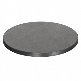 ΕΠΙΦΑΝΕΙΑ ΤΡΑΠΕΖΙΟΥ SINTERED STONE HM6653.05 ΜΕ ΠΛΑΙΣΙΟ ALU ΓΚΡΙ Φ70εκ.