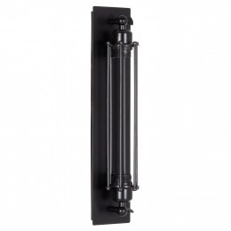 ΑΠΛΙΚΑ ΤΟΙΧΟΥ 2ΦΩΤΗ BEACON HM4463 ΜΕΤΑΛΛΟ ΣΕ ΜΑΥΡΟ 10x10x47Υεκ.