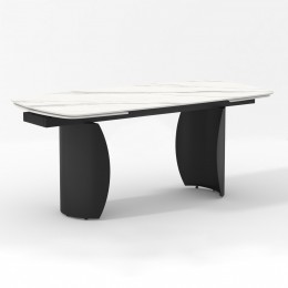 ΤΡΑΠΕΖΙ ΤΡΑΠΕΖΑΡΙΑΣ ΣΕΙΡΑ OBSESSION SM18087 ΚΕΡΑΜΙΚΟ TOP-ΜΕΤΑΛΛΙΚΑ ΠΟΔΙΑ 180x90εκ