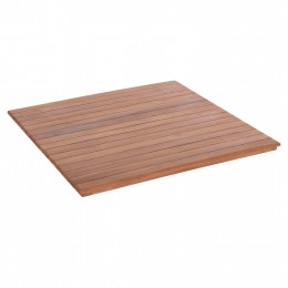 ΕΠΙΦΑΝΕΙΑ ΤΡΑΠΕΖΙΟΥ ΤΕΤΡΑΓΩΝΗ HM18137 ΞΥΛΟ TEAK--ΦΥΣΙΚΟ 80x80x4(πάχος)εκ. 0538131