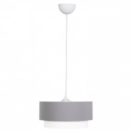 ΦΩΤΙΣΤΙΚΟ ΟΡΟΦΗΣ ΚΥΛΙΝΔΡΙΚΟ KRIKS HM4706.01 PVC ΣΕ ΛΕΥΚΟ-ΓΚΡΙ Φ30x70Υεκ.