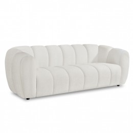 ΚΑΝΑΠΕΣ 3-ΘΕΣΙΟΣ OPALE SM3319.02 ΑΝΟΙΧΤΟ ΜΠΕΖ ΥΦΑΣΜΑ 230x96x76Υεκ.