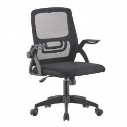 ΚΑΡΕΚΛΑ ΓΡΑΦΕΙΟΥ NETTIS HM1220.01 ΜΑΥΡO MESH-ΒΑΣΗ ΠΟΛΥΠΡΟΠΥΛΕΝΙΟΥ 47x47x109-119Υεκ