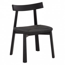 KΑΡΕΚΛΑ ΤΡΑΠΕΖΑΡΙΑΣ OSORIO HM18335.02 RUBBERWOOD & ΣΧΟΙΝΙ ΣΕ ΜΑΥΡΟ 51x55x74Υεκ
