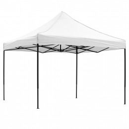ΚΙΟΣΚΙ/GAZEBO MATTHEW HM6310 ΠΤΥΣΣΟΜΕΝΟ-ΣΚΕΛΕΤΟΣ ΜΕΤΑΛ.ΜΑΥΡΟΣ-ΛΕΥΚΟ ΥΦΑΣΜΑ 3Χ3μ 0612846