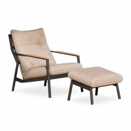 ΠΟΛΥΘΡΟΝΑ ΜΕ ΥΠΟΠΟΔΙΟ OBLIVION SM6438.01 ΑΝΘΡΑΚΙ ΑΛΟΥΜΙΝΙΟ- ΜΠΕΖ ΥΦΑΣΜΑ 79x101x89Υ