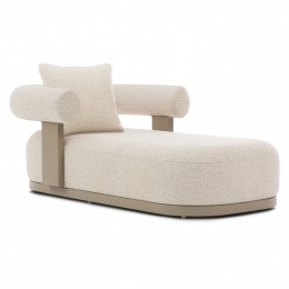 DAYBED ΜΟΝΟ DECCARD SM6467.02 ΑΛΟΥΜΙΝΙΟ & ΥΦΑΣΜΑ ΜΠΕΖ 169,5x95x59,5Υεκ