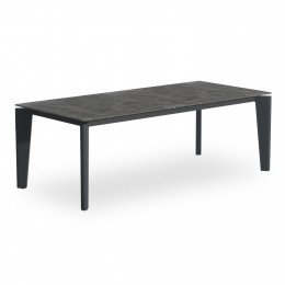 ΤΡΑΠΕΖΙ ΑΛΟΥΜΙΝΙΟΥ CERRIG SM6496.01 ΓΚΡΙ ΣΚΕΛΕΤΟΣ & SINTERED STONE 220x100x75Υεκ