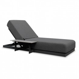 ΞΑΠΛΩΣΤΡΑ ΜΕ ΤΡΑΠΕΖΑΚΙ SUBLIME SM6560.01 ΓΚΡΙ ΑΛΟΥΜΙΝΙΟ & SINTERED STONE 193x69x26Υ