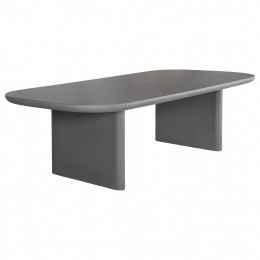 ΤΡΑΠΕΖΙ ΤΡΑΠΕΖΑΡΙΑΣ AZAMI HM6600.01 ΓΚΡΙ FIBER CEMENT 240x100x75Υεκ.