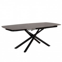 ΤΡΑΠΕΖΙ ΕΠΕΚΤΕΙΝΟΜΕΝΟ VANTA HM18408 ΚΕΡΑΜΙΚΟ TOP ΣΕ ΓΚΡΙ ΜΑΡΜΑΡΟ 136-199x90x77Υεκ