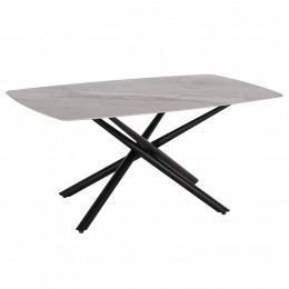 ΤΡΑΠΕΖΙ ΤΡΑΠΕΖΑΡΙΑΣ ISKA HM18423 ΚΕΡΑΜΙΚΟ TOP ΣΕ ΛΕΥΚΟ/ΚΑΦΕ ΜΑΡΜΑΡΟ 178x89x79Υεκ