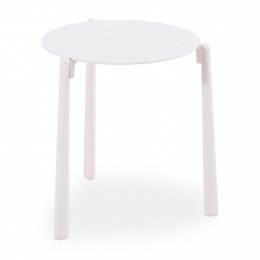 ΒΟΗΘΗΤΙΚΟ ΣΤΡΟΓΓΥΛΟ ΤΡΑΠΕΖΙ ΑΛΟΥΜΙΝΙΟΥ DENERIS SM6393.01 ΚΡΕΜ 45x45x47Yεκ.