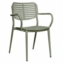 ΠΟΛΥΘΡΟΝΑ ΤΡΑΠΕΖΑΡΙΑΣ HILLIARD HM6644.07 ΑΛΟΥΜΙΝΙΟ ΣΕ OLIVE GREEN 56x58x80Υεκ