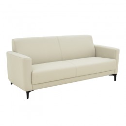 Καναπές τριθέσιος Sidica pakoworld PU σε μπεζ απόχρωση 185x82x81εκ 069-000086