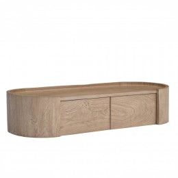 MINIMAL ΚΟΝΣΟΛΑ ΚΡΕΜΑΣΤΟ ΚΑΦΕ 100x35x20cm