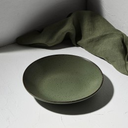 ΠΙΑΤΟ ΒΑΘΥ TERRA ΠΟΡΣΕΛΑΝΙΝΟ 23cm GREEN 07-15527