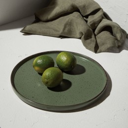 ΠΙΑΤΟ ΡΗΧΟ ΚΑΘΕΤΟ TERRA ΠΟΡΣΕΛΑΝΙΝΟ 26cm GREEN 07-15657