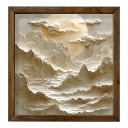 Πίνακας σε καμβά Jedia pakoworld με ψηφιακή εκτύπωση 50x3.5x50εκ 071-001576