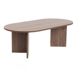 Τραπέζι σαλονιού Tabletod pakoworld σε καρυδί απόχρωση 119x60x40εκ 071-001604