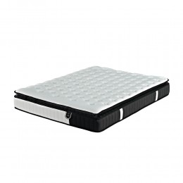 VISCO ALOE VERA ROLL PACK ΣΤΡΩΜΑ 160x200cm ΛΕΥΚΟ ΑΝΘΡΑΚΙ 200x160xH28cm