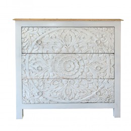 LOTUS ΣΥΡΤΑΡΙΕΡΑ ΛΕΥΚΟ DECAPE ΦΥΣΙΚΟ 90x42x90cm