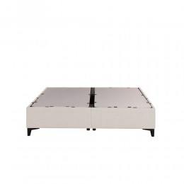 INTERNO ΒΑΣΗ ΜΕ ΑΠΟΘΗΚ.ΧΩΡΟ 160x200cm OFF WHITE 16-950 200x160xH34cm 09-2107