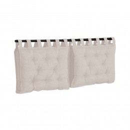 HANG ΜΑΞΙΛΑΡΙ ΚΕΦΑΛΑΡΙΟΥ SET 2ΤΕΜ OFF WHITE 16-950 70x10x50
