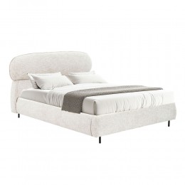 SERENITE ΚΡΕΒΑΤΙ (ΓΙΑ ΣΤΡΩΜΑ 160x200cm) BEIGE 234x178x106 09-2145