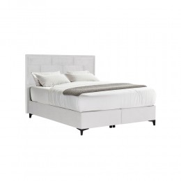 BRICK ΚΡΕΒΑΤΙ ΜΕ ΑΠΟΘΗΚ. ΧΩΡΟ (ΓΙΑ ΣΤΡΩΜΑ 160x200cm) OFF WHITE 16-450 215x165x121 09-2153