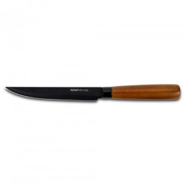 NAVA Ατσάλινο μαχαίρι λαχανικών "Nature" με ξύλινη λαβή και αντικολλητική επίστρωση 22.5cm 10-054-024