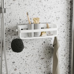 FLEX ΡΑΦΙ ΜΠΑΝΙΟΥ ΜΕ ΒΕΝΤΟΥΖΕΣ ΛΕΥΚΟ 32.7Χ11.7Χ8.6CM 1021300-660