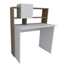 Γραφείο εργασίας Koogi pakoworld σε oak-λευκή απόχρωση 94x60x118εκ 120-000481