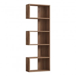 Βιβλιοθήκη Cascade pakoworld σε sonoma  απόχρωση 51.8x22x150εκ 120-000520
