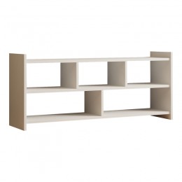 Έπιπλο τηλεόρασης Kapri pakoworld σε λευκή απόχρωση 120x28x55εκ
