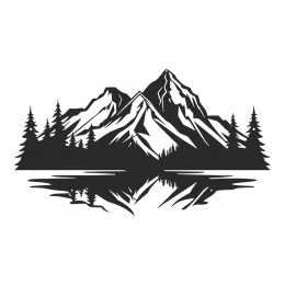 Διακοσμητικό τοίχου Mirolo pakooworld μαύρο μεταλλικό 70x1,5x50εκ