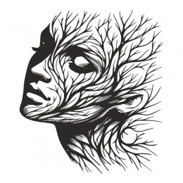 Διακοσμητικό τοίχου Solfy pakooworld μαύρο μεταλλικό 80x1,5x80εκ