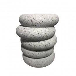 BALANCE SIDE TABLE TERRAZZO 41x42.5x50cm