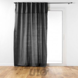 ΚΟΥΡΤΙΝΑ ΜΕ ΚΡΙΚΟΥΣ ΒΑΜΒΑΚΙ ΑΝΘΡΑΚΙ 140Χ240CM 1611258