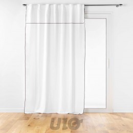 ΚΟΥΡΤΙΝΑ ΜΕ ΚΡΙΚΟΥΣ ΒΑΜΒΑΚΙ ΛΕΥΚΟ 140Χ240CM 1611261