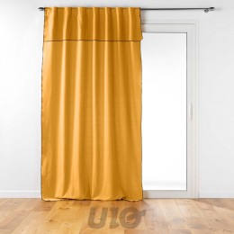 ΚΟΥΡΤΙΝΑ ΜΕ ΚΡΙΚΟΥΣ ΒΑΜΒΑΚΙ ΜΟΥΣΤΑΡΔΙ 140Χ240CM 1611263
