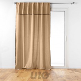 ΚΟΥΡΤΙΝΑ ΜΕ ΚΡΙΚΟΥΣ ΒΑΜΒΑΚΙ ΦΥΣΙΚΟ 140Χ240CM 1611264
