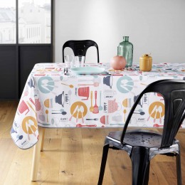 PRINTED POLYESTER ΤΡΑΠΕΖΟΜΑΝΤΗΛΟ ΜΕ ΤΥΠΩΜΑ KITCHEN MULTICO 150Χ240CM 1723211