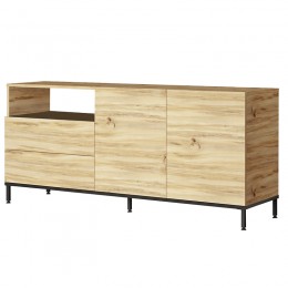 Μπουφές Evaluate pakoworld sonoma-wenge 170x46.5x75.5εκ 176-000124