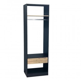 SYSTEM ΝΤΟΥΛΑΠΑ ΜΑΥΡΟ SONOMA 90x50x180 18-0026