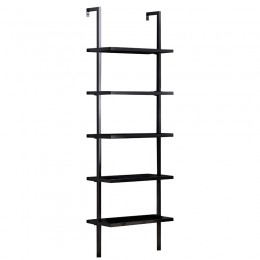 Βιβλιοθήκη Harris pakoworld μαύρο 70x22x200εκ 197-000066