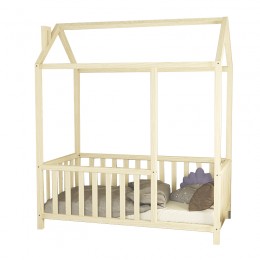Παιδικό κρεβάτι Page pakoworld ξύλο πεύκου φυσικό 100x200εκ 197-000081